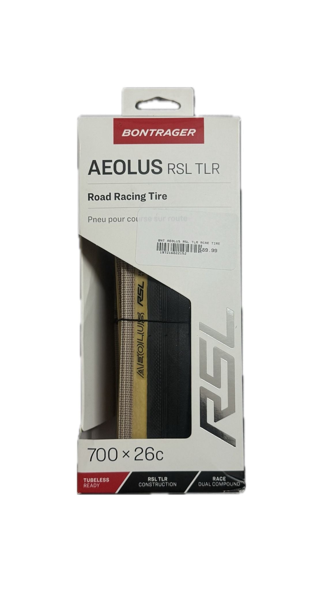 Bontrager Aeolus RSL TLR 700×30 走行500km ロードバイクタイヤ